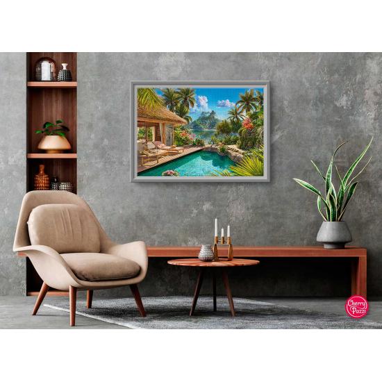 Puzzle Cherry Pazzi Férias Tropicais de 2000 peças Puzzle Cherry Pazzi Férias Tropicais de 2000 peças