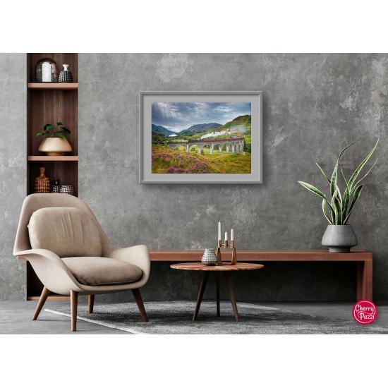 Puzzle Cherry Pazzi Glenfinnan Viaduto de 1000 peças