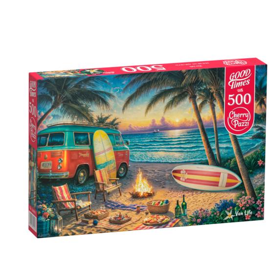 Puzzle Cherry Pazzi Vida de Van de 500 peças Puzzle Cherry Pazzi Vida de Van de 500 peças