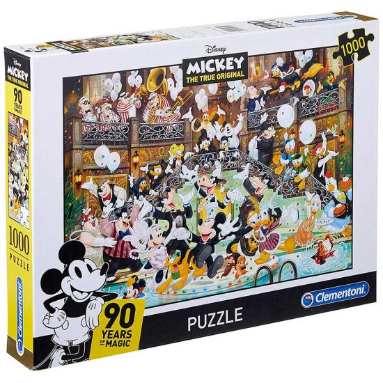 Puzzle de 1000 peças do Mickey Mouse Clementoni 90º anive