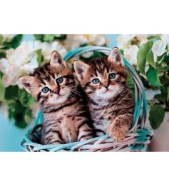 Puzzle Clementoni Lindas Gêmeas Gatinhas 60 Peças