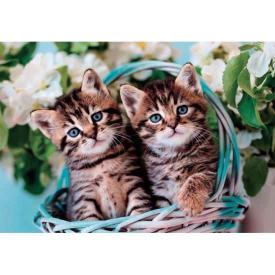 Puzzle Clementoni Lindas Gêmeas Gatinhas 60 Peças