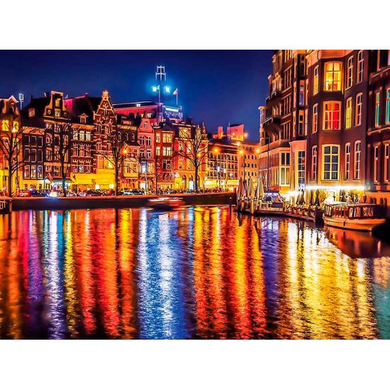 Puzzle de 500 peças Clementoni Amsterdam Puzzle de 500 peças Clementoni Amsterdam