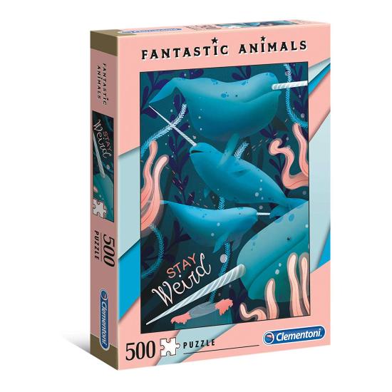 Puzzle Clementoni Animais Fantásticos O Narval 500 Peças