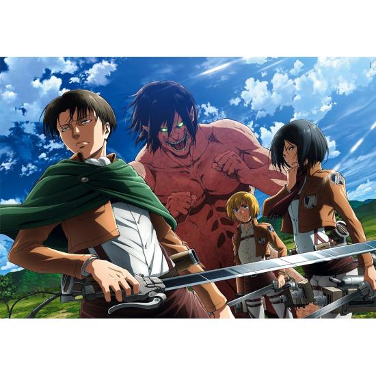 Puzzle Clementoni Anime Cube Attack on Titan 2 de 500 Pçs
