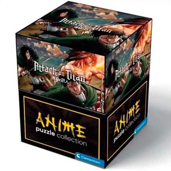 Puzzle Clementoni Anime Cube Attack on Titan de 500 Pçs Puzzle Clementoni Anime Cube Attack on Titan de 500 Pçs