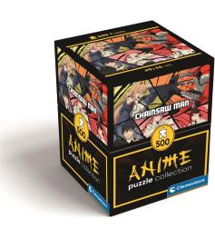 Puzzle Clementoni Anime Cube Chainsaw Man 2 de 500 Pçs