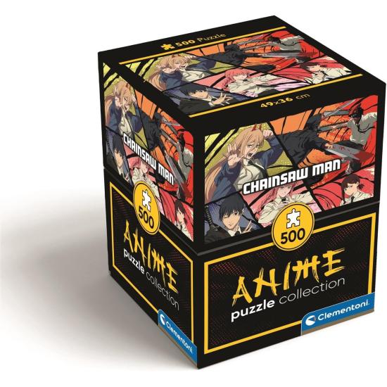 Puzzle Clementoni Anime Cube Chainsaw Man 2 de 500 Pçs Puzzle Clementoni Anime Cube Chainsaw Man 2 de 500 Pçs