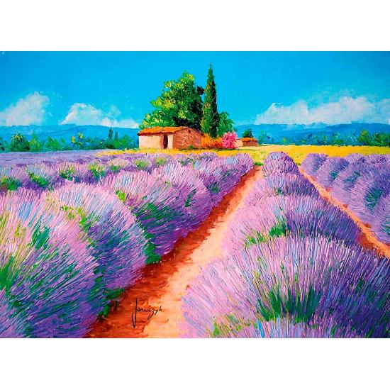 Puzzle com aroma de lavanda Clementoni 500 peças