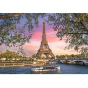 Puzzle Clementoni Pôr do Sol na Torre Eiffel em Paris 3000 peças