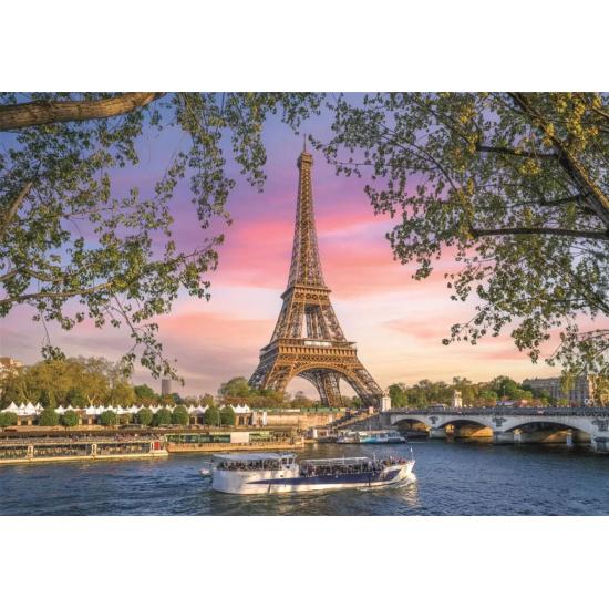 Puzzle Clementoni Pôr do Sol na Torre Eiffel em Paris 3000 peças