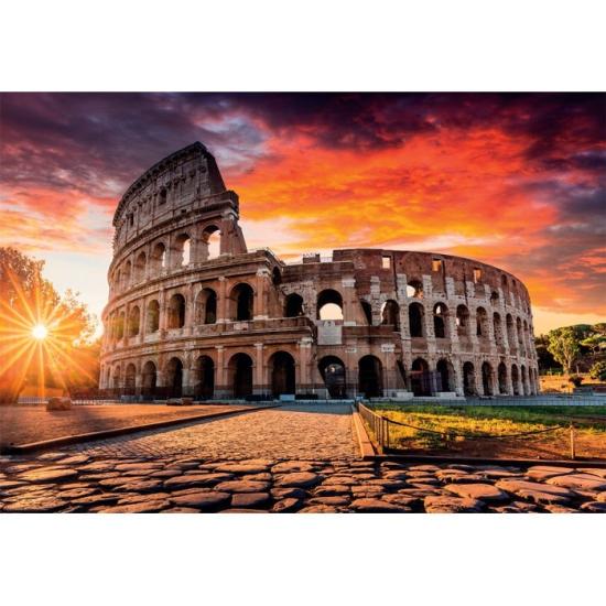 Puzzle Clementoni Pôr do sol no Coliseu em Roma, 1000 peças
