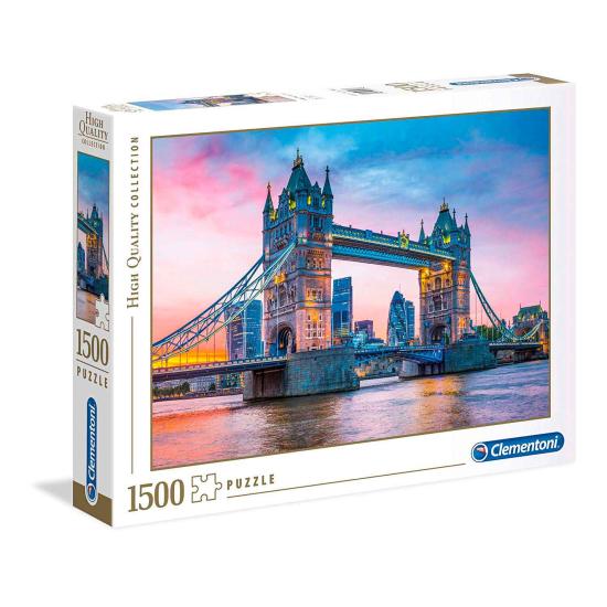 Puzzle Clementoni Sunset at Tower Bridge 1500 peças