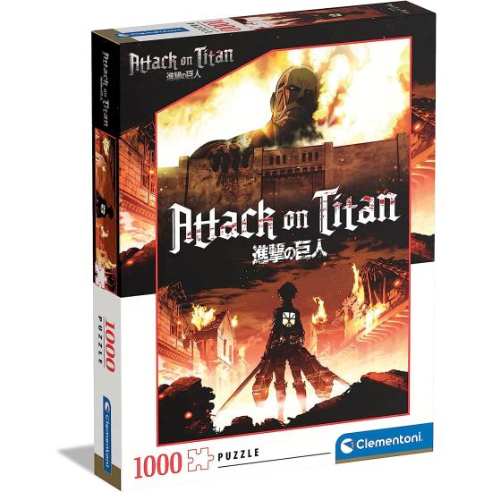Puzzle Clementoni Attack on Titan de 1000 Peças