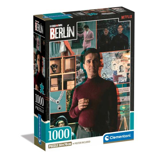 Puzzle Clementoni O Roubo de Dinheiro Berlin 2 de 1000 Pçs