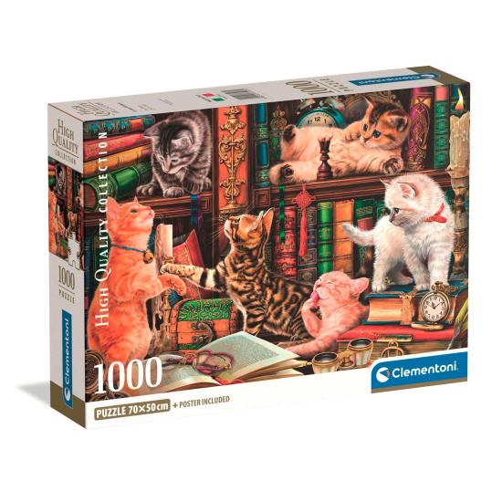 Puzzle Clementoni Bigodes Curiosos de 1000 Peças