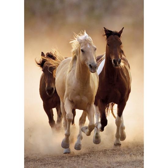 Puzzle de 1000 peças Clementoni Running Horses