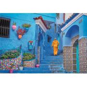 Puzzle Clementoni Rua Azul De Chefchaouen 2 de 500 Peças
