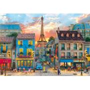 Puzzle Clementoni Ruas de Paris de 1000 Peças