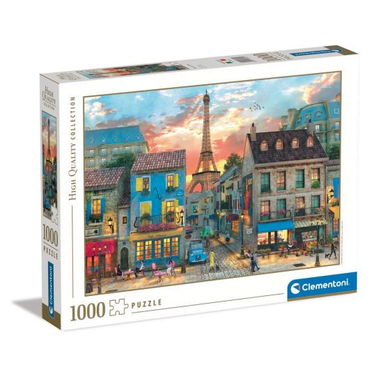 Puzzle Clementoni Ruas de Paris de 1000 Peças Puzzle Clementoni Ruas de Paris de 1000 Peças