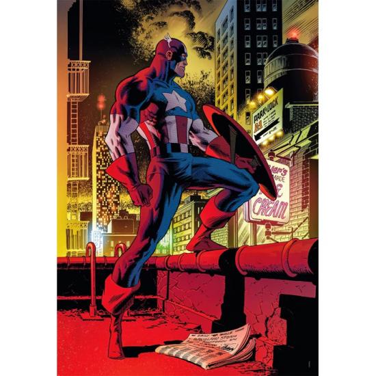 Puzzle Clementoni Capitão América 1000 peças Puzzle Clementoni Capitão América 1000 peças