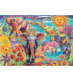 Puzzle Clementoni Carnaval De Elefantes 500 Peças
