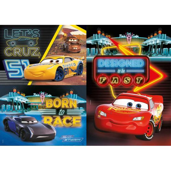 Carros de Puzzle Clementoni 3 x 48 peças