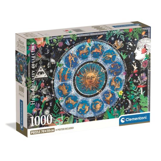 Puzzle Clementoni Mapa Astrológico 1000 Pçs