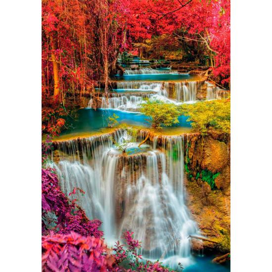 Puzzle Clementoni Cataratas Coloridas Thai de 1000 Peças Puzzle Clementoni Cataratas Coloridas Thai de 1000 Peças
