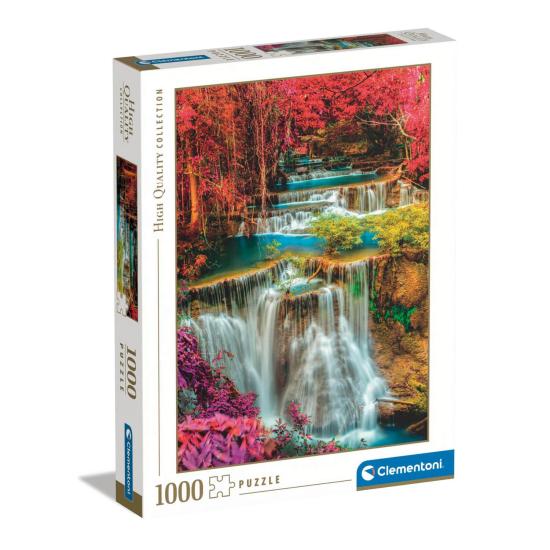 Puzzle Clementoni Cataratas Coloridas Thai de 1000 Peças Puzzle Clementoni Cataratas Coloridas Thai de 1000 Peças