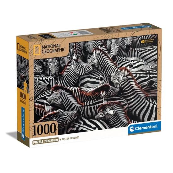 Puzzle Clementoni Zebras de 1000 Peças