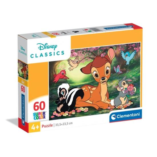Puzzle Clementoni Clássicos Da Disney Bambi 60 Peças