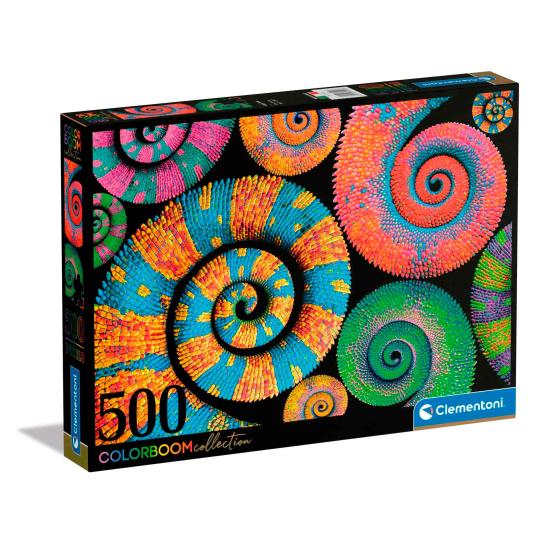 Puzzle Clementoni Caudas Encaracoladas Colorboom 500 Peças