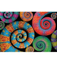 Puzzle Clementoni Rabos Encaracolados Colorboom 500 peças