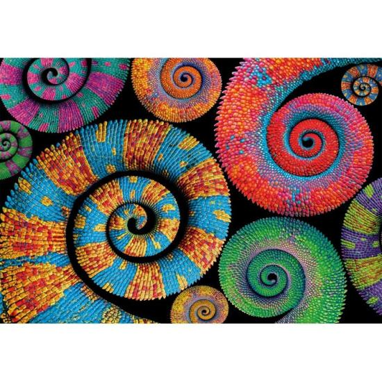 Puzzle Clementoni Rabos Encaracolados Colorboom 500 peças