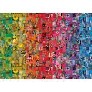 Puzzle Clementoni Collage Colorboom 1000 peças