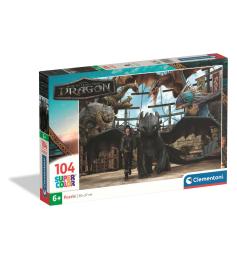 Puzzle Clementoni Como Treinar o Teu Dragão 104 Peças