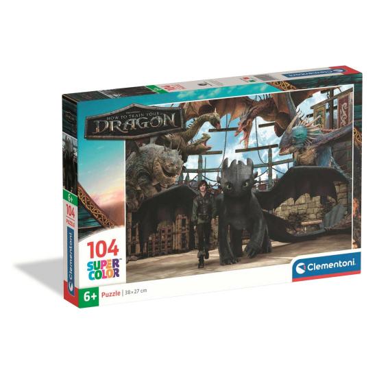 Puzzle Clementoni Como Treinar o Teu Dragão 104 Peças Puzzle Clementoni Como Treinar o Teu Dragão 104 Peças