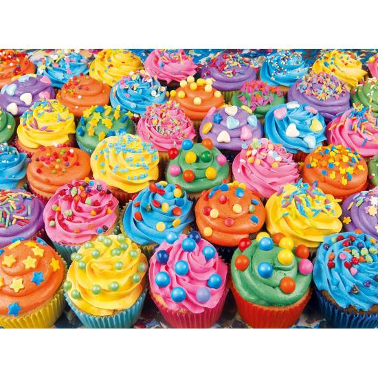 Puzzle colorido Clementoni Cupcakes 500 peças