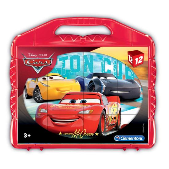 Carros de Puzzle de cubo Clementoni 3 de 12 peças