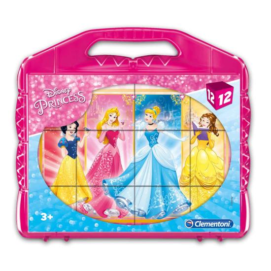 Puzzle de cubo de princesa Clementoni 12 peças