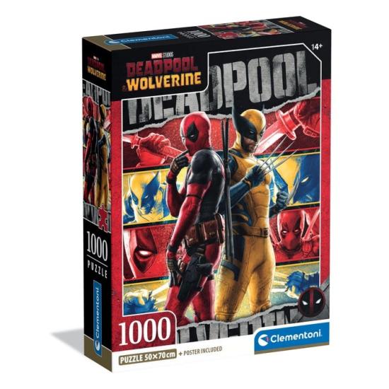 Puzzle Clementoni Deadpool de 1000 Peças Puzzle Clementoni Deadpool de 1000 Peças