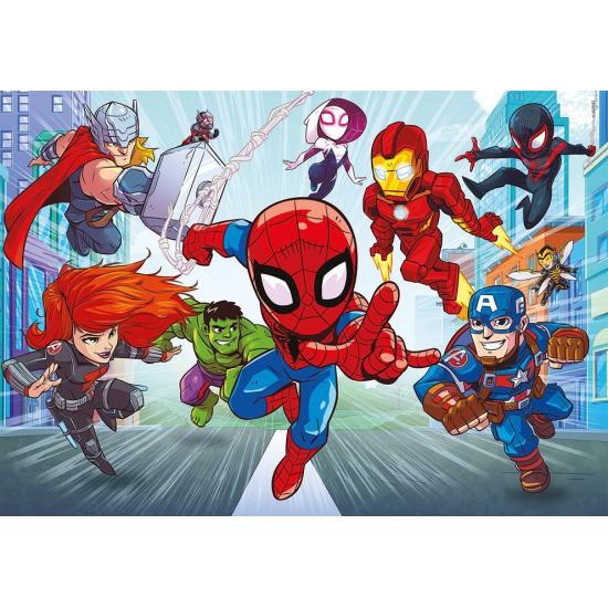 Puzzle Clementoni Super Hero 60 Peças Dupla Face
