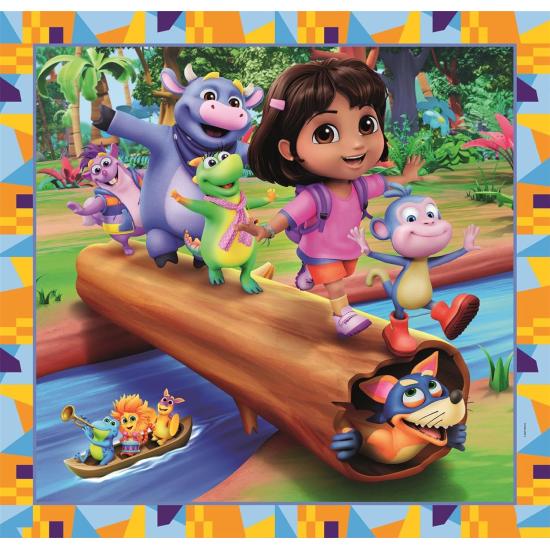 Puzzle Clementoni Dora 3 x 48 Peças Puzzle Clementoni Dora 3 x 48 Peças