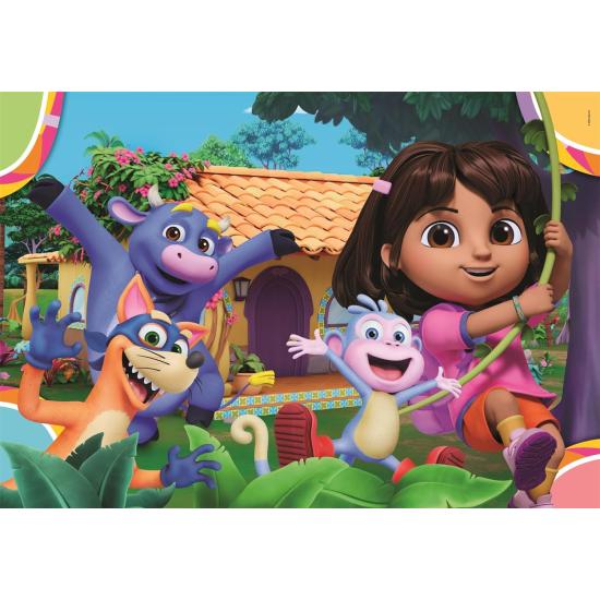 Puzzle Clementoni Dora 2 x 20 Peças Puzzle Clementoni Dora 2 x 20 Peças