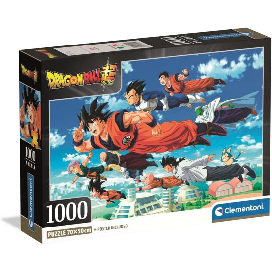 Puzzle Clementoni Dragonball Use Seu Ki 1000 Peças