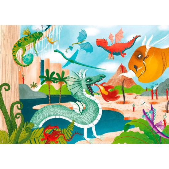 Puzzle Clementoni Dragons 60 peças