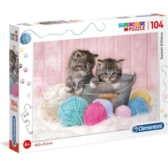 Puzzle Clementoni Gatinhos Doces XXL 104 Peças