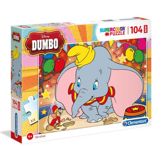 Puzzle Clementoni Dumbo Maxi 104 Peças