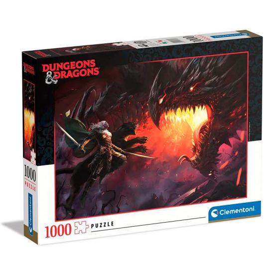 Puzzle Clementoni Dungeons and Dragons 3 de 1000 Peças Puzzle Clementoni Dungeons and Dragons 3 de 1000 Peças